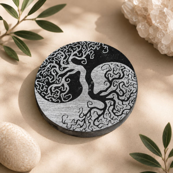 Plaque de Rechargement en Sélénite Naturelle | Motif Spirituel au Choix
